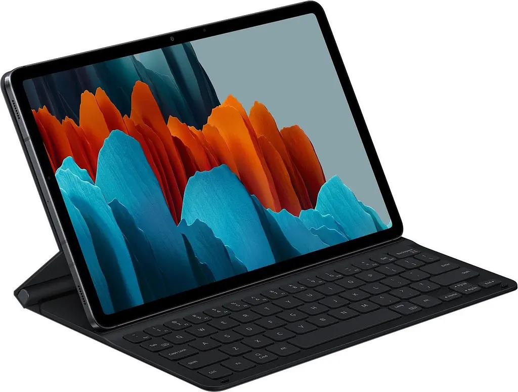 Чохол-клавіатура Samsung Book Cover Keyboard Slim для Galaxy Tab S7 11.0 (T870/T875/T786) / Tab S8 11.0 (X700/X706) Black DE/UKR (EF-DT630BBGGDE) - фото 2