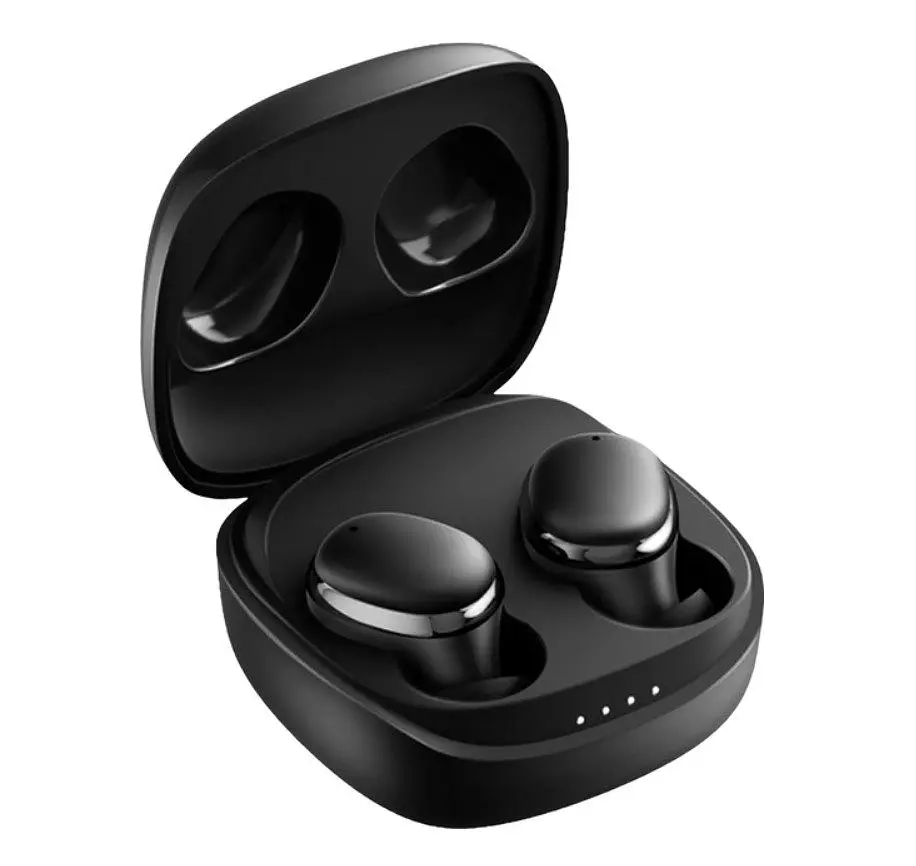 Бездротові Bluetooth 5.3 навушники з мікрофоном HATOR HTA-411B TWS Truedots Hyrrpunk HD Black - фото 2