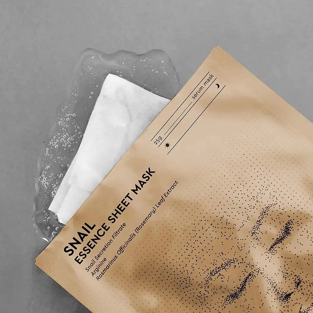 Тканинна маска-есенція для обличчя Steblanc Snail Essence Sheet Mask з муцином равлика, 25 г - фото 3