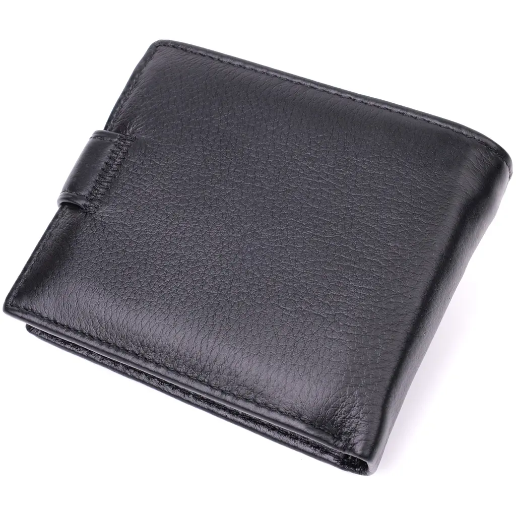 Кожаный мужской бумажник ST Leather 11,2х9,5х2 см acs0028285 - фото 2