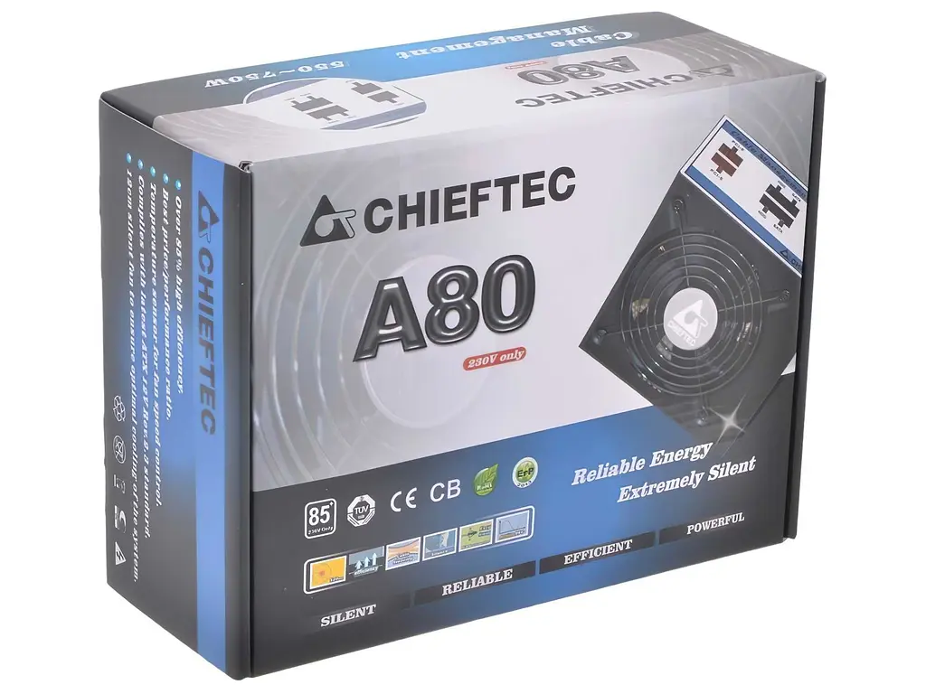 Блок живлення Chieftec A-80 650W (CTG-650C) Black - фото 4