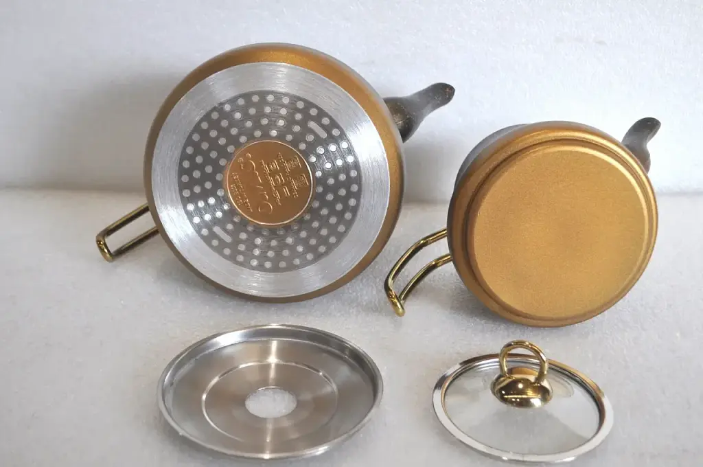 Двоярусний чайник O.M.S. Collection 8200-XL Gold (1,8/3,75 л.) - фото 4