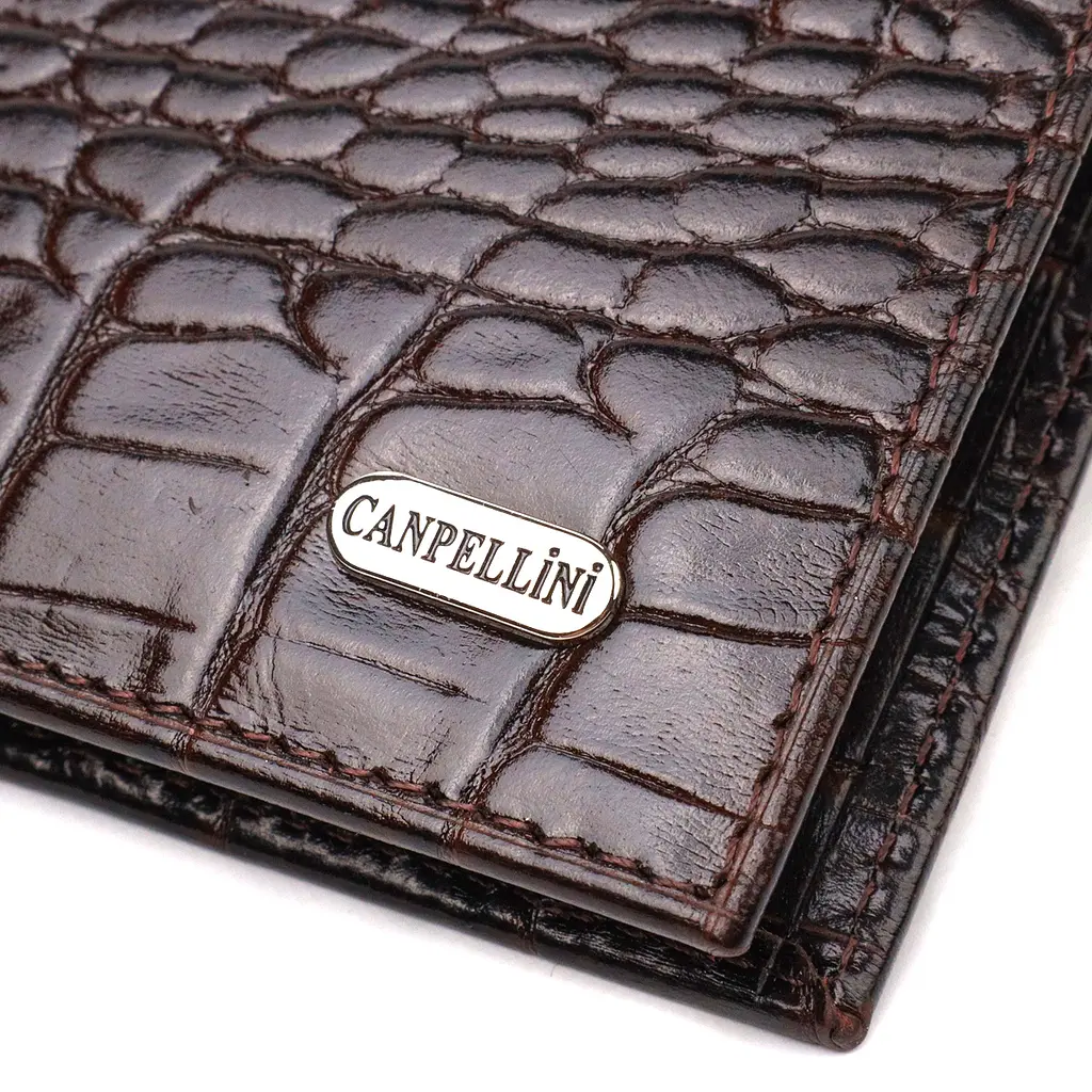 Мужской кожаный кошелек Canpellini 12.5х9.5х2 см acs0025637 - фото 5