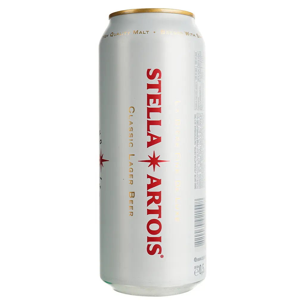 Пиво Stella Artois, світле, 5%, з/б, 0,5 л (64712) - фото 4