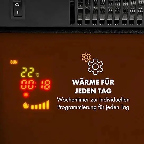 Камин электрический Klarstein Verbier (10034396) - фото 4