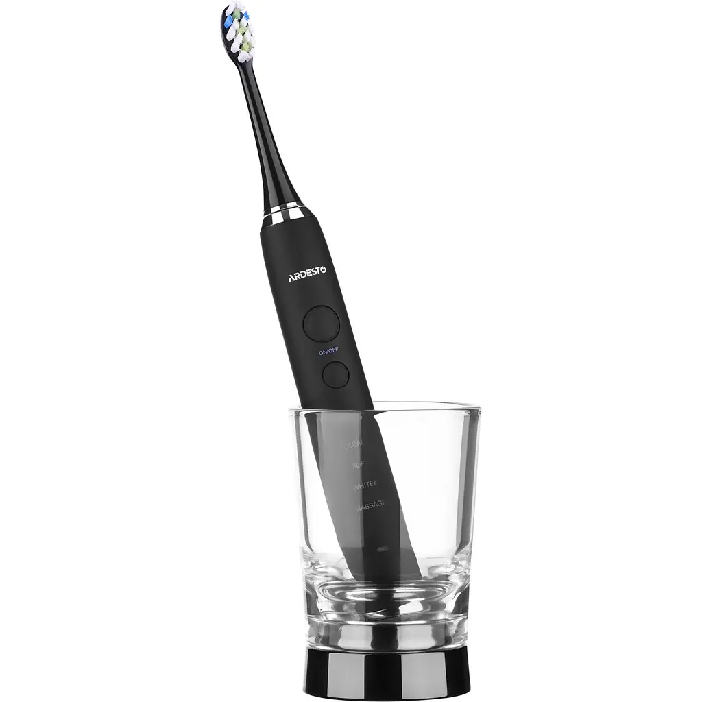 Електрична зубна щітка Ardesto ETB-212CB, чорна - фото 2