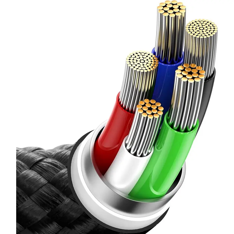 Кабель Baseus Glimmer Series Fast Charging USB-C to Lightning 20w 1m Black (CADH000001) [113822] - фото 9