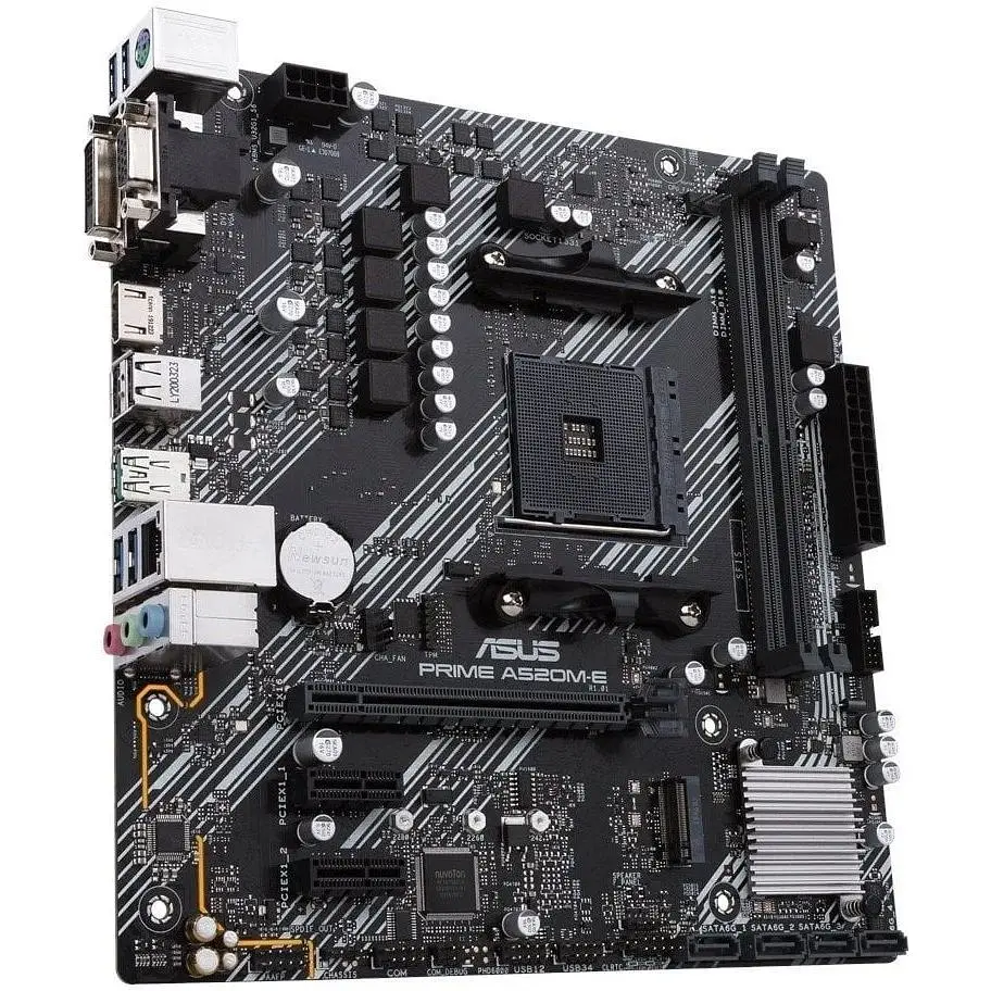 Материнская плата Asus Prime A520M-E/CSM Socket AM4 - фото 2