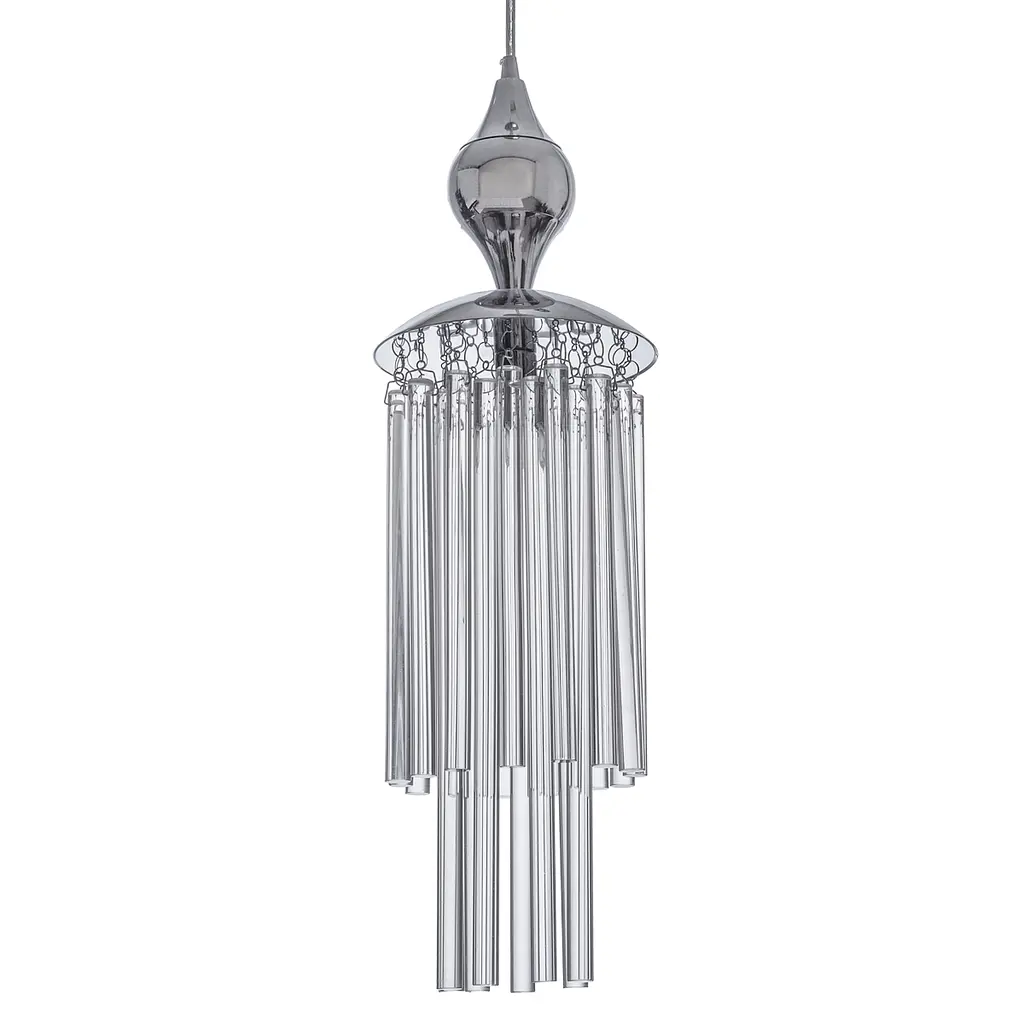 Люстра подвесная Brille галогенная в спальню G9 40W CH (BR-01300S/1) - фото 3