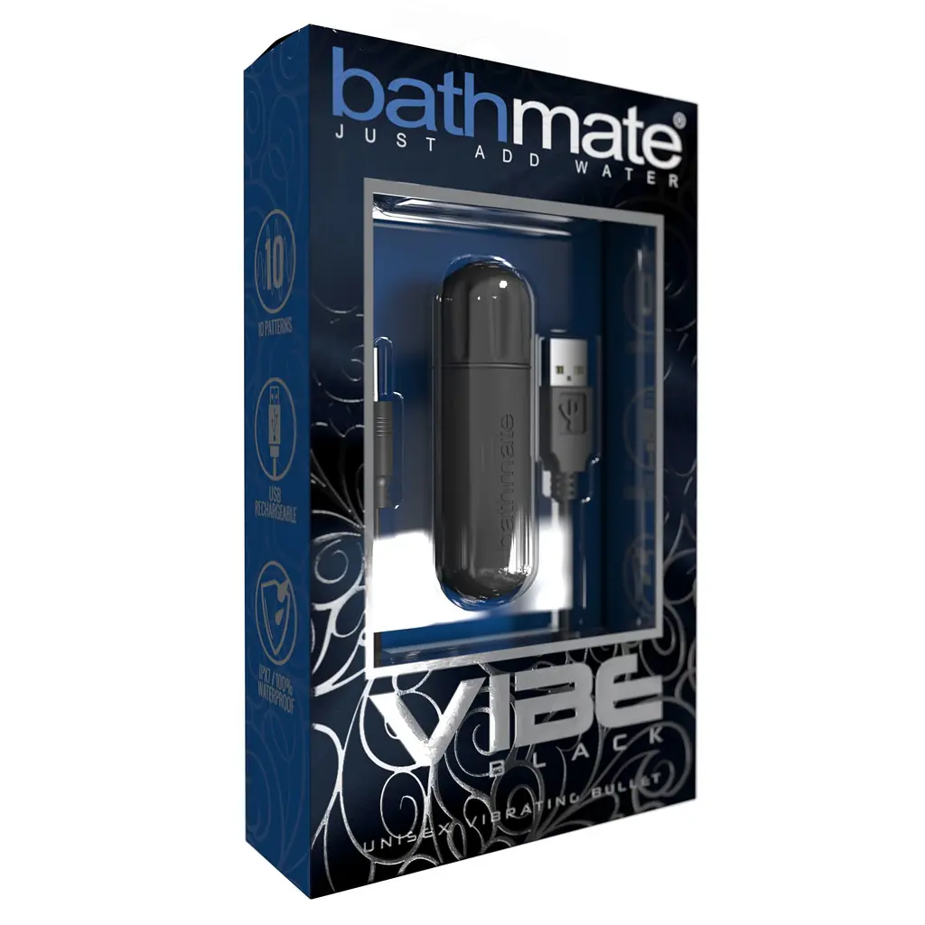Вібропуля Bathmate Vibe Bullet Black, глибока потужна вібрація - фото 3