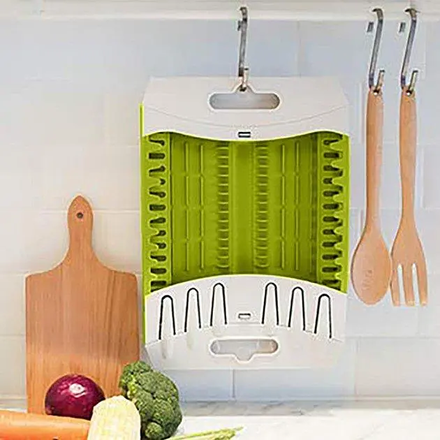 Органайзер – сушарка Collapsible Dish Rack ∙ Складна кухонна підставка для сушіння посуду - фото 4