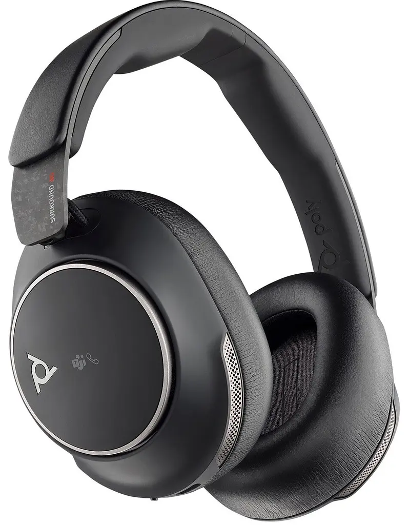 Навушники бездротові Poly Voyager Surround 80-M USB-C HS + USB-C/A Stereo Чорний - фото 2