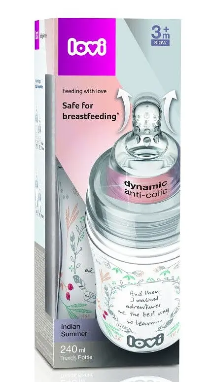 Бутылочка для кормления Lovi Trends Indian Summer, 240 мл (21/580) - фото 2