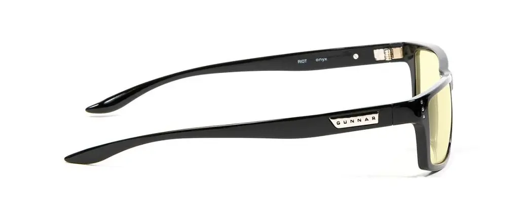 Комп'ютерні окуляри Gunnar Computer Eyewear Riot Onyx бурштинові [53033] - фото 3