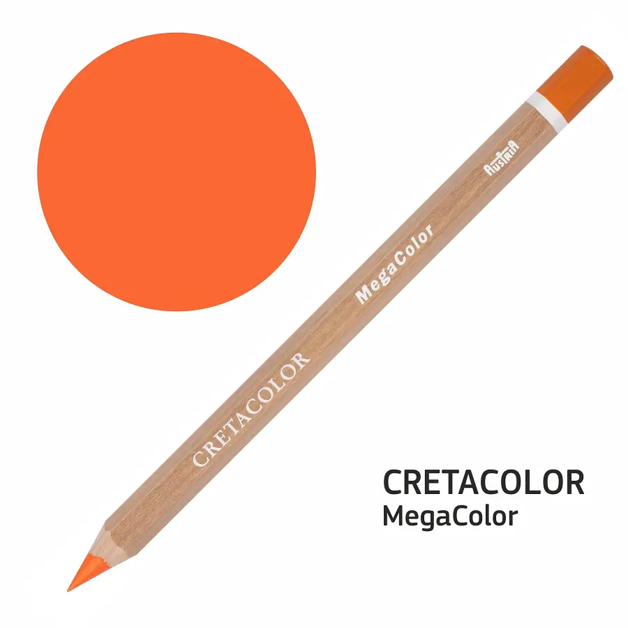 Олівець кольоровий Megacolor Помаранчевий (29111) Cretacolor (9014400292416)