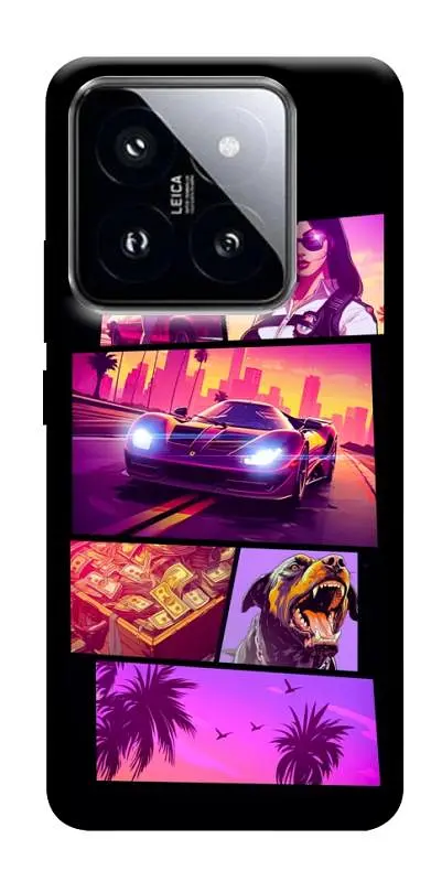 TPU чохол Demsky GTA vibes для Xiaomi 14 Pro