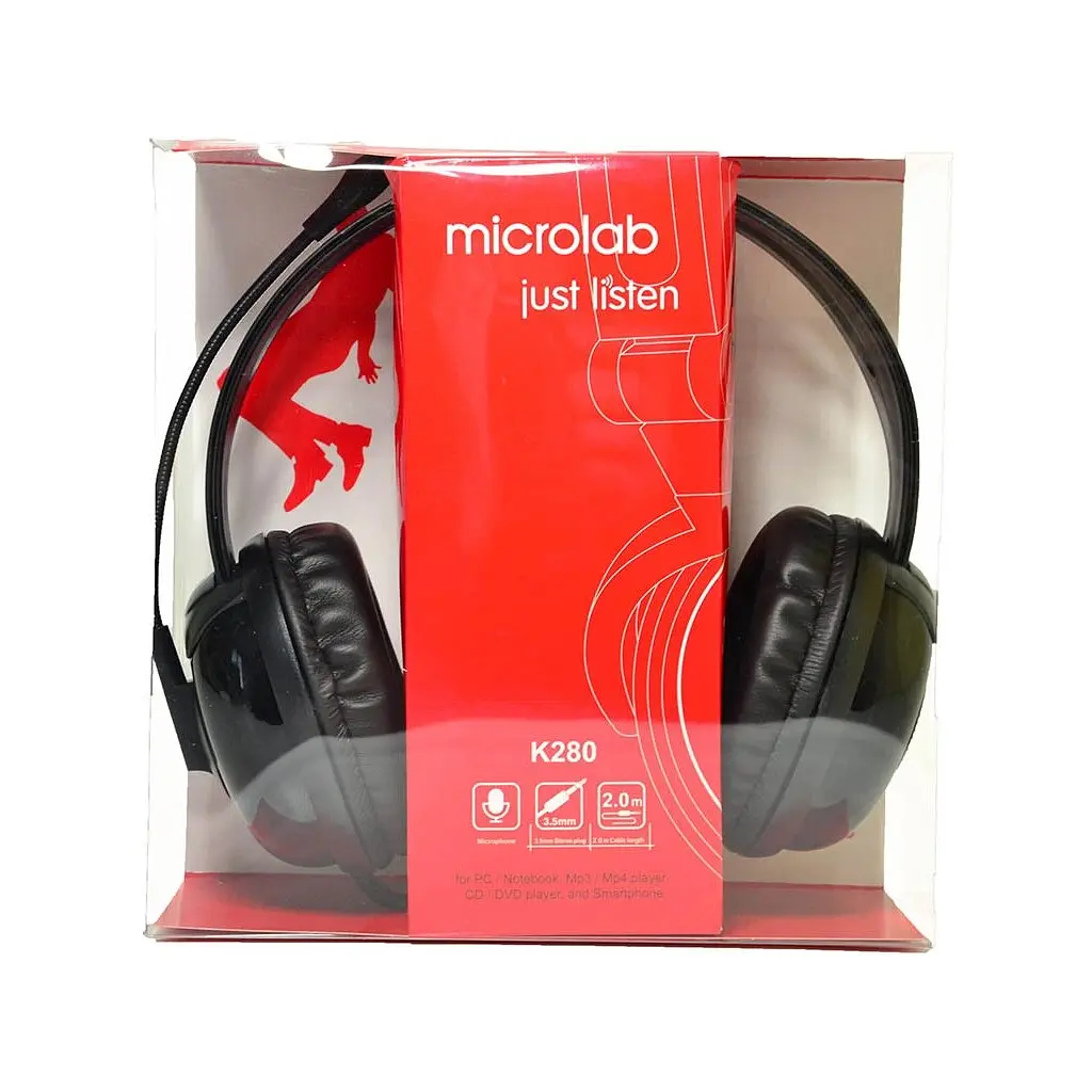 Навушники Microlab K280B Black (K280B) - фото 6