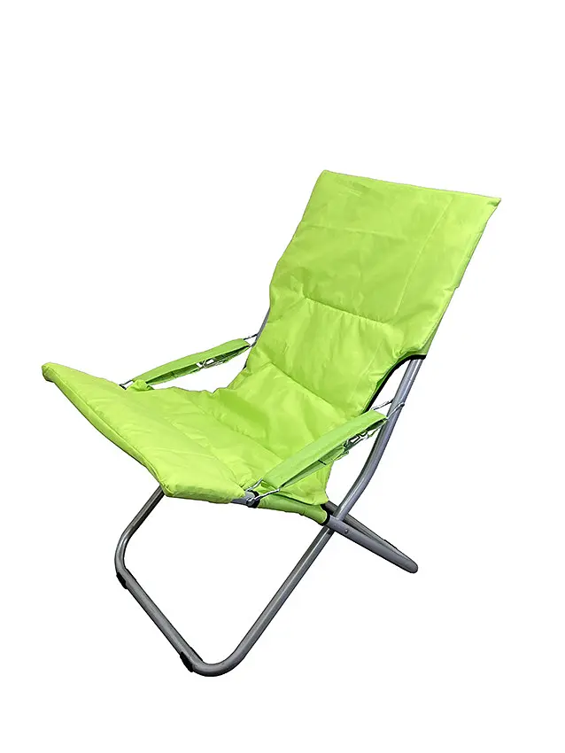 Складний стілець Levistella GP21032108 LIME зелений для дачі висота сидіння 45-50 см - фото 3