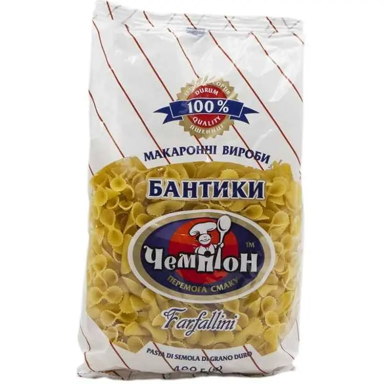 Макаронні вироби Чемпіон 400г Метелики Premium