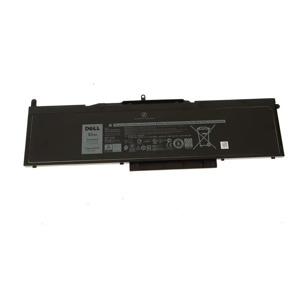 Акумулятор до ноутбука Dell Latitude 5580 (long), VG93N, 92Wh (7666mAh), 6cell, 11.4V, L (A47605)