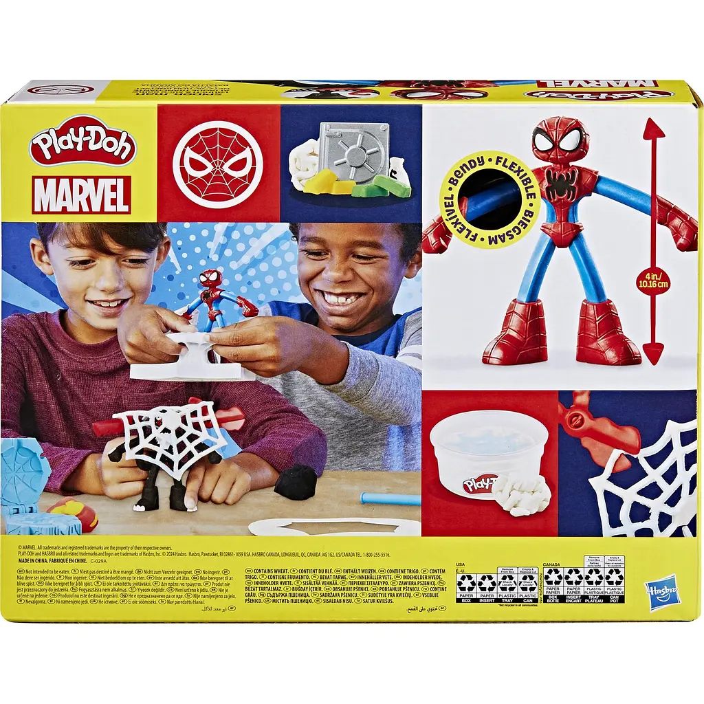 Уцінка. Набір для творчості Hasbro Play-Doh Marvel з масою для ліплення Людина-павук (F9827) - фото 6
