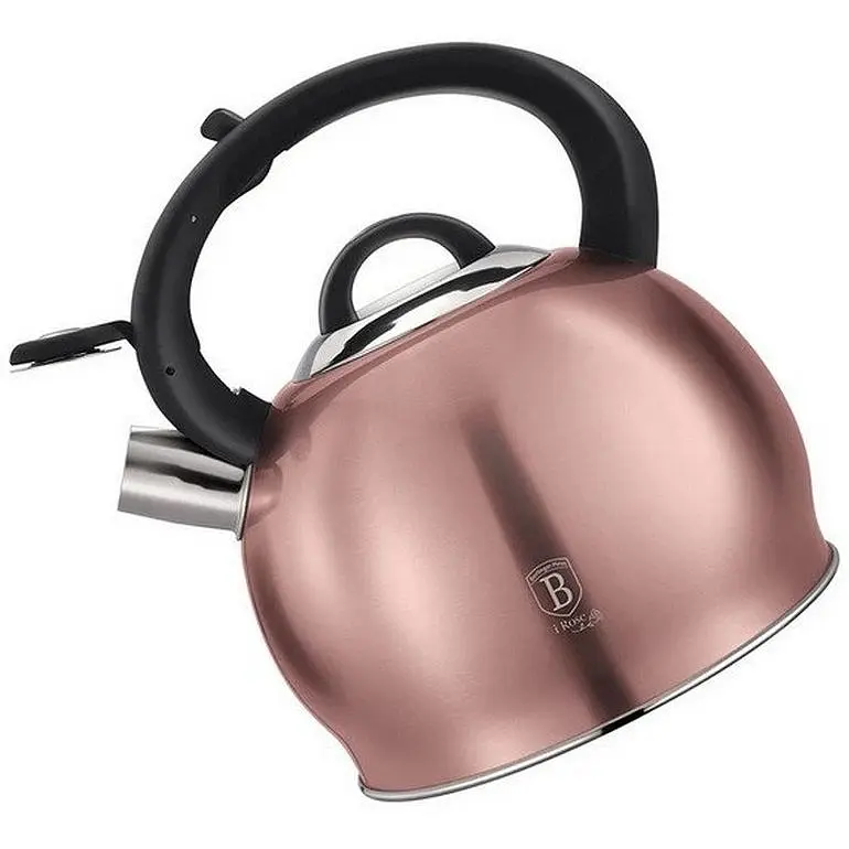 Чайник Berlinger Haus зі свистком рожеве золото 3 л (BH 1077N) - фото 2