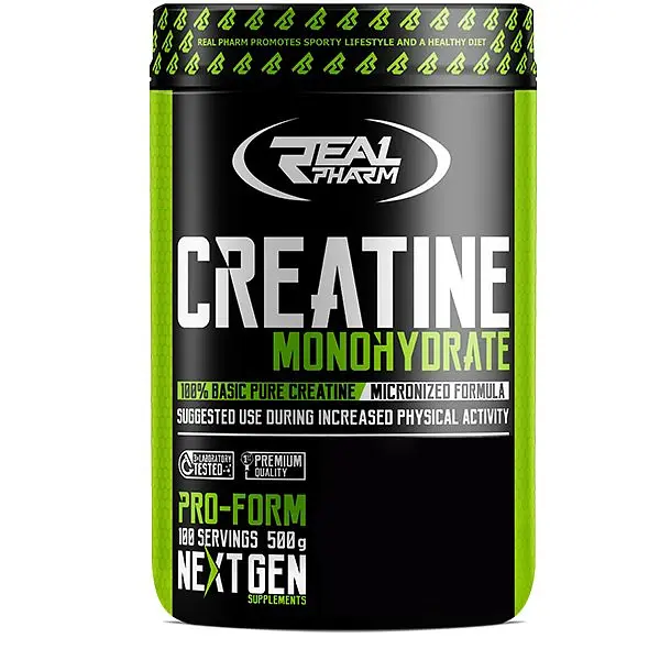 Креатин Creatine Monohydrate, 500 грам Фруктовий пунш Real Pharm fit0016190