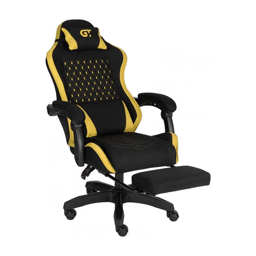 Крісло ігрове GT Racer X-2339 Black/Yellow (X-2339 Fabric Black/Yellow) - фото 6