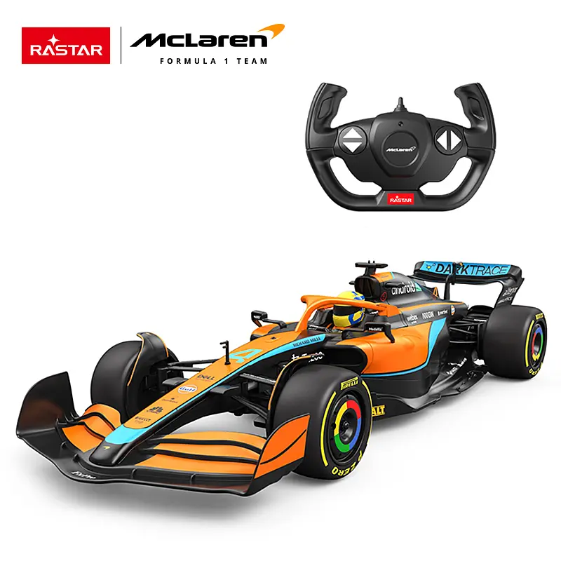 Машинка McLaren F1 MCL36 оранжевый RASTAR модель 1:12 Автомобиль на дистанционном управлении + пульт - фото 2