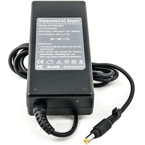 Блок живлення до ноутбука PowerPlant HP 220V, 19V 90W 4.74A (4.8x1.7) (HP90F4817) - фото 2