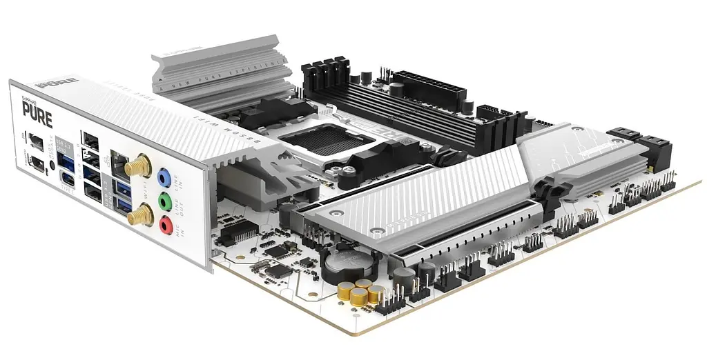 Материнська плата Sapphire PURE B850M WIFI (52123-02-40G) (Socket AM5, AMD B850, Micro-ATX) - фото 4