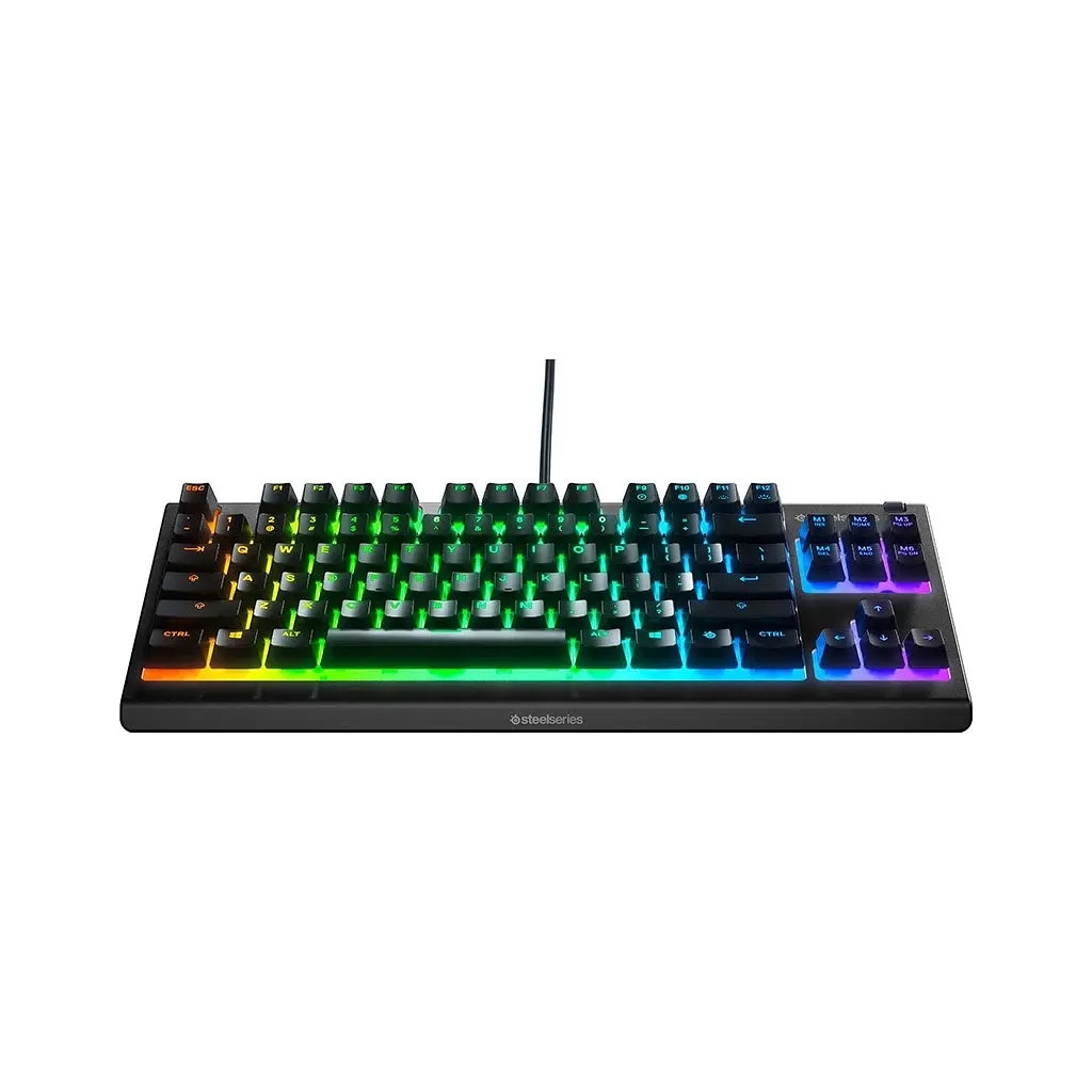 Клавіатура SteelSeries Apex 3 TKL UA USB Black (64831) - фото 5
