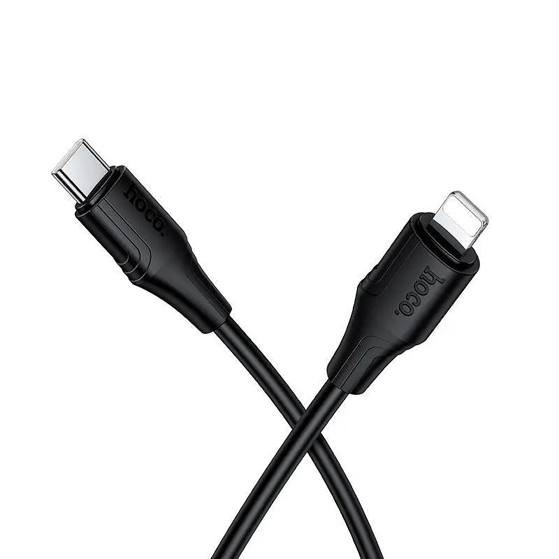 Кабель HOCO C до Lightning Bien PD silicone charging data cable X124 1m, 27W - фото 2