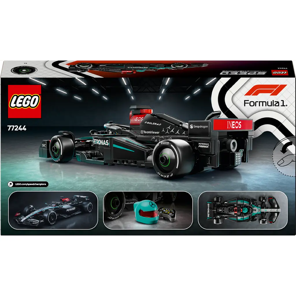 Конструктор LEGO Speed ​​Champions Автомобиль для гонки Mercedes-AMG F1 W15, 267 деталей (77244) - фото 2