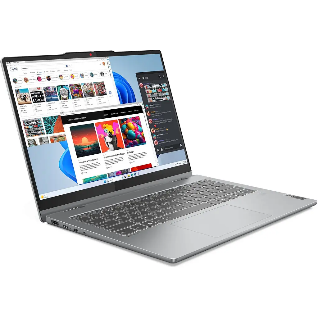 Ноутбук Lenovo IdeaPad 5 2-in-1 14Q8X9 cu Qualcomm Snapdragon X Plus X1P-42-100 (3.40G), 16 GB, M.2 de 1 TB - фото 4