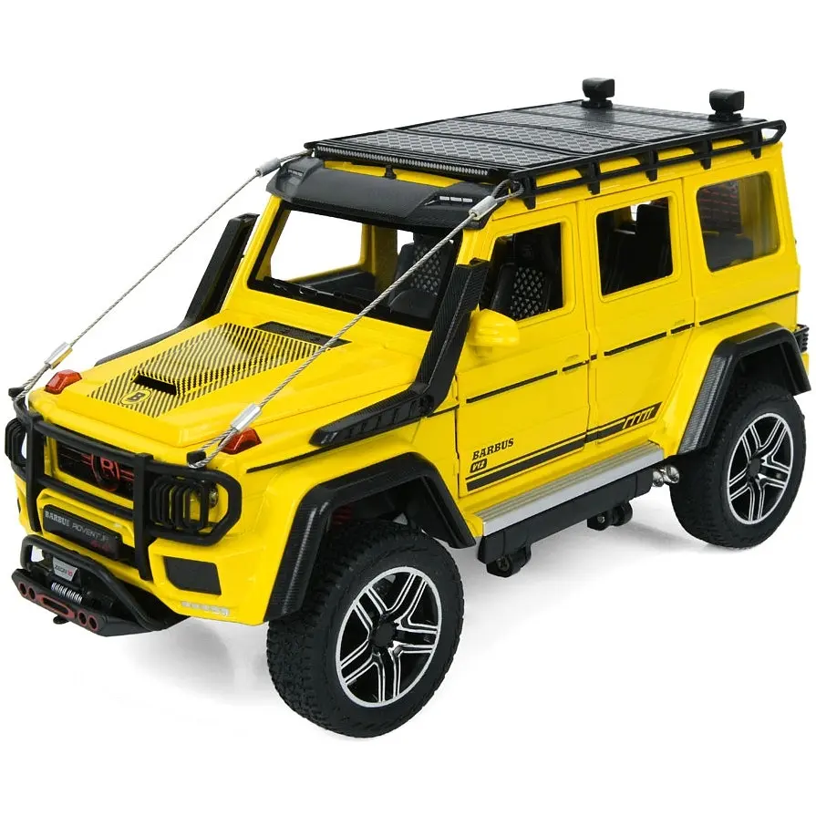 Колекційна металева модель автомобіля АвтоЕксперт Mercedes-Benz Brabus G550 екстремальний позашляховик з інерцією, світлом та звуком 1:24 - фото 4