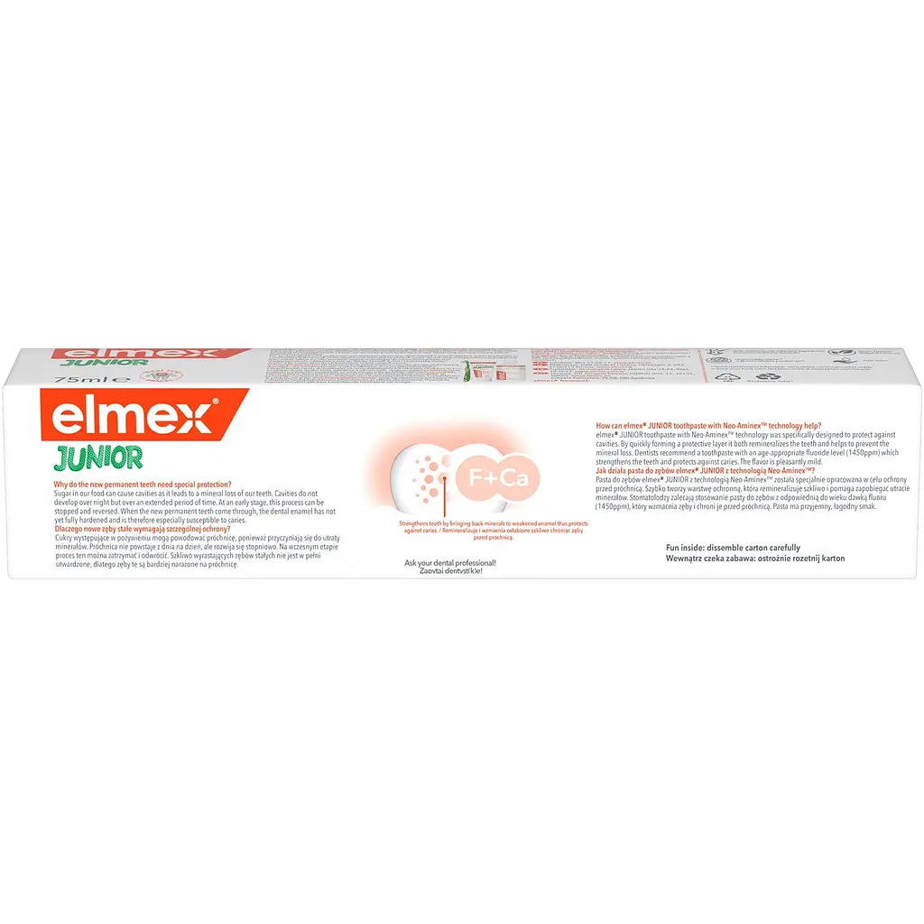 Зубная паста Elmex Junior Toothpaste 75 мл - фото 5