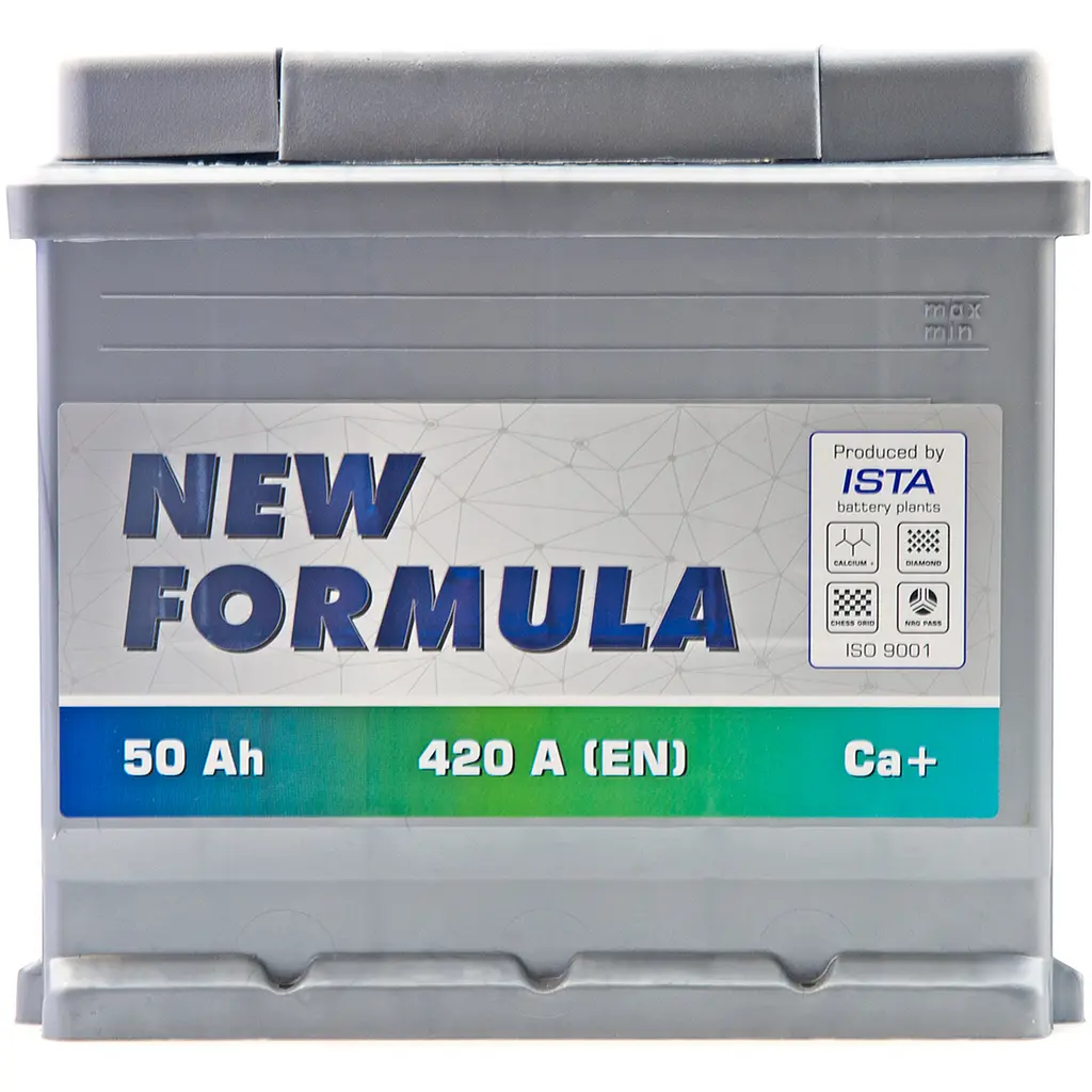 Аккумулятор автомобильный New Formula 6СТ-50Ah АзЕ 420А (EN) (-/+) - фото 3