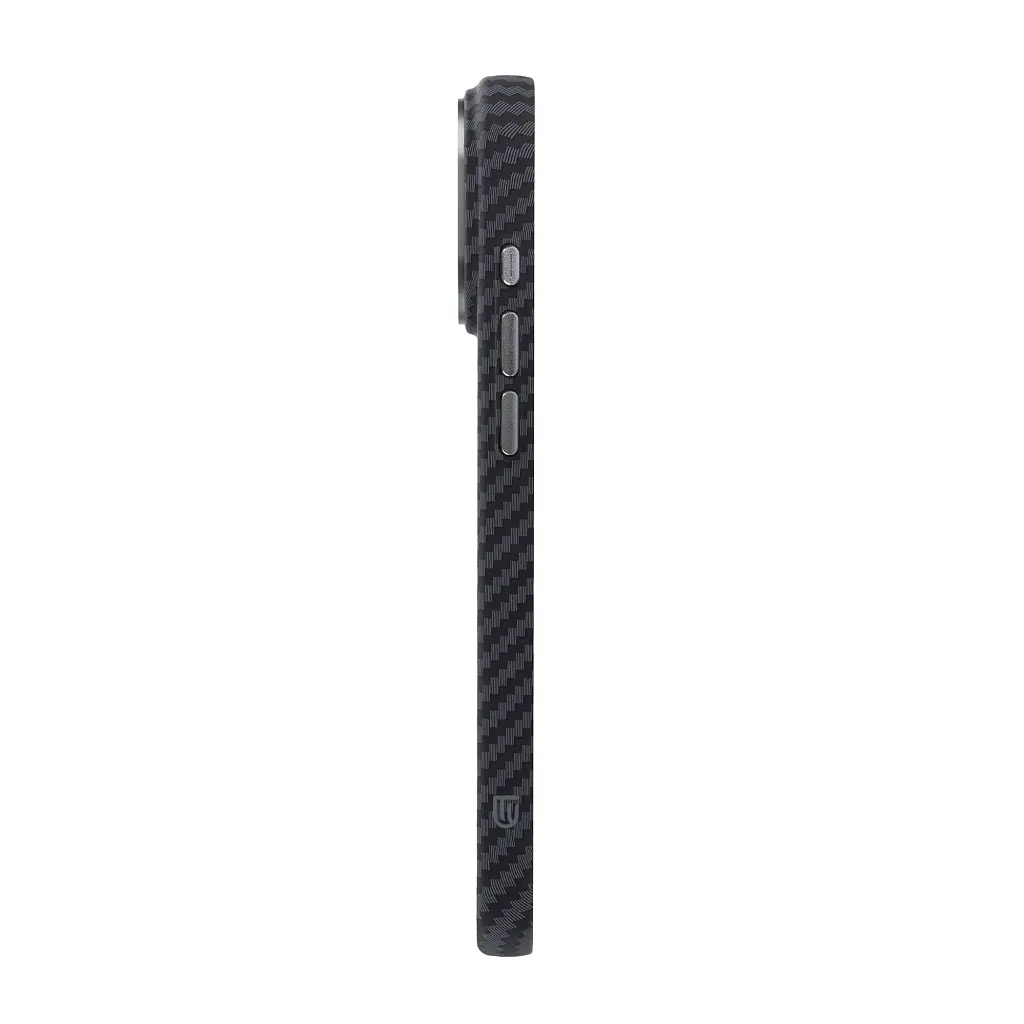 Чохол до мобільного телефона Armorstandart LikeCarbon2 MagCase Apple iPhone 17 Pro Carbon Black (ARM86258) - фото 6