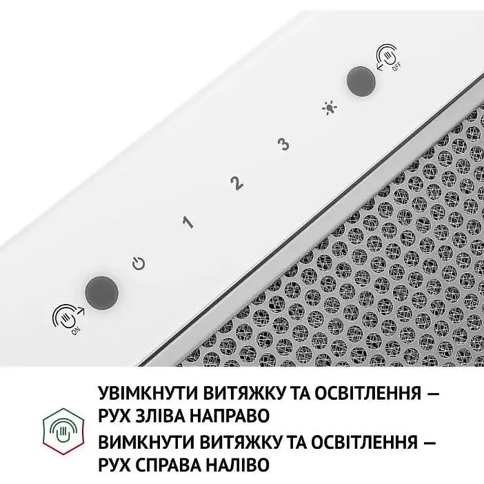 Витяжка Perfelli BIS 58844 WH 1200 LED - фото 6