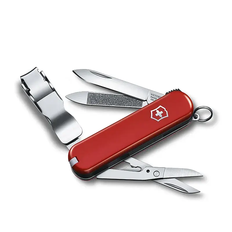Ніж Victorinox NailClip 580, 65 мм, червоний (0.6463)