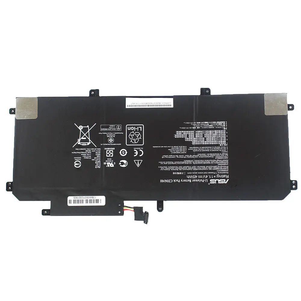 Батарея для ноутбука Asus C31N1411 (UX305FA UX305CA UX305L series) 11.4V 45Wh Чорний - фото 2
