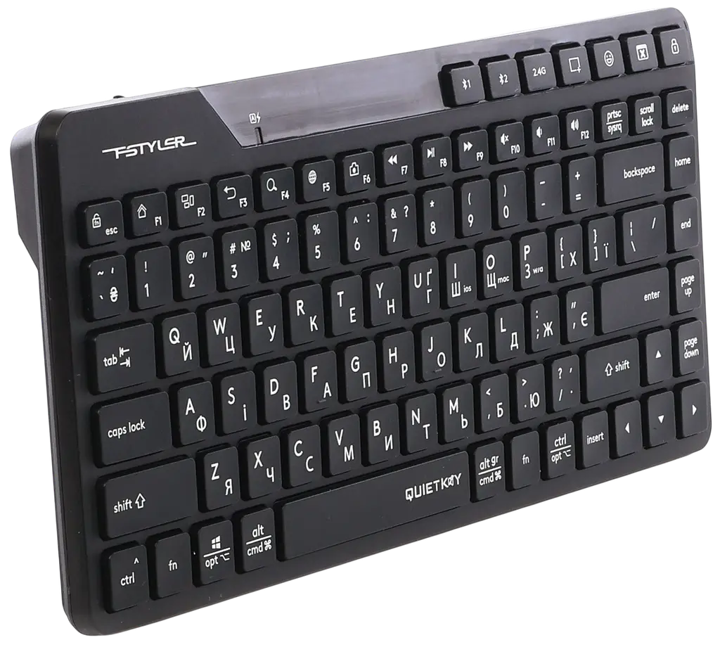 Клавіатура бездротова A4Tech FBK26C AS Black - фото 2