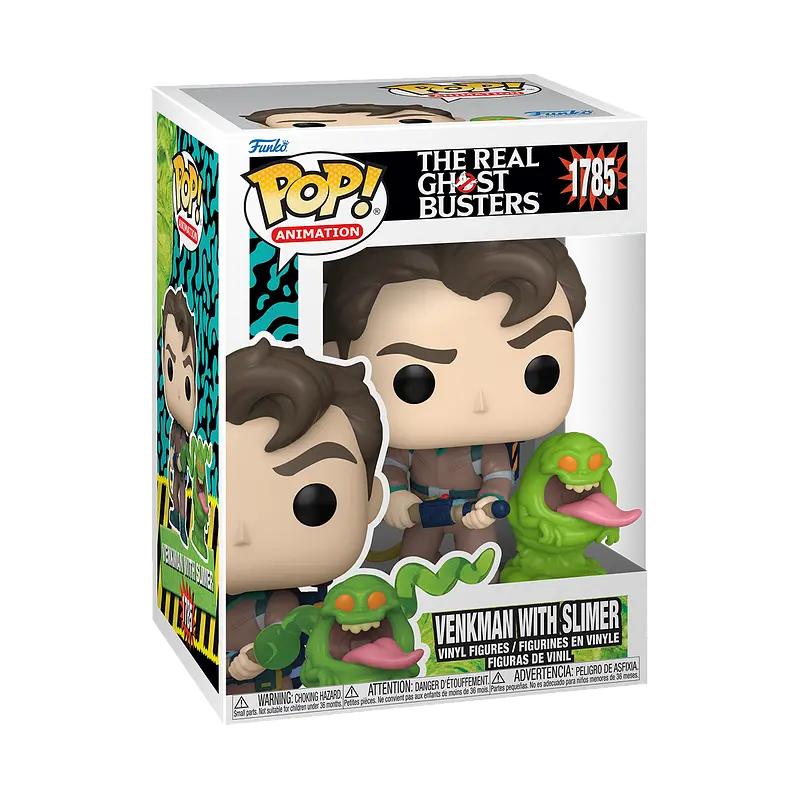 Фігурка Funko Pop Мисливці за привидами Венкман і Лизун The Real Ghostbusters Venkman 10 см TRG V S 1785 - фото 2