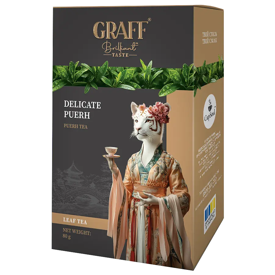 Уцінка. Чай Graff Delicate Puerh листовий 80 г