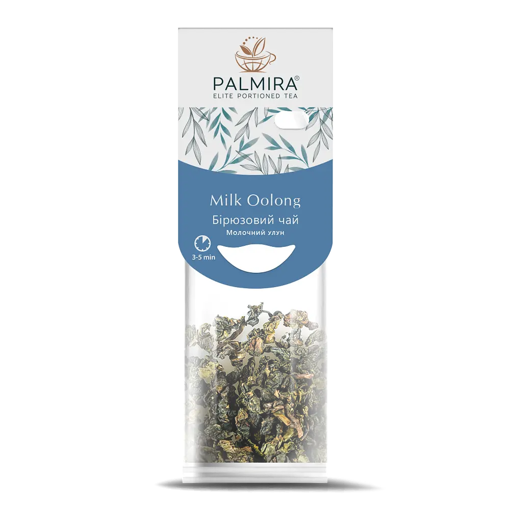Бірюзовий чай Palmira "Молочний улун" (Milk Oolong) - 10 шт.
