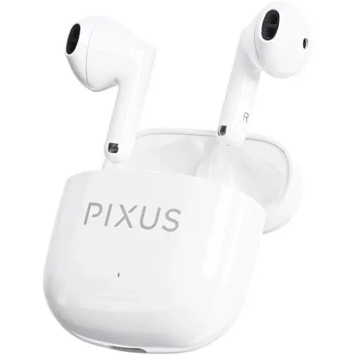 Навушники бездротові Muse TWS, White, Bluetooth 5.3, мікрофон Pixus teh0028023 - фото 3