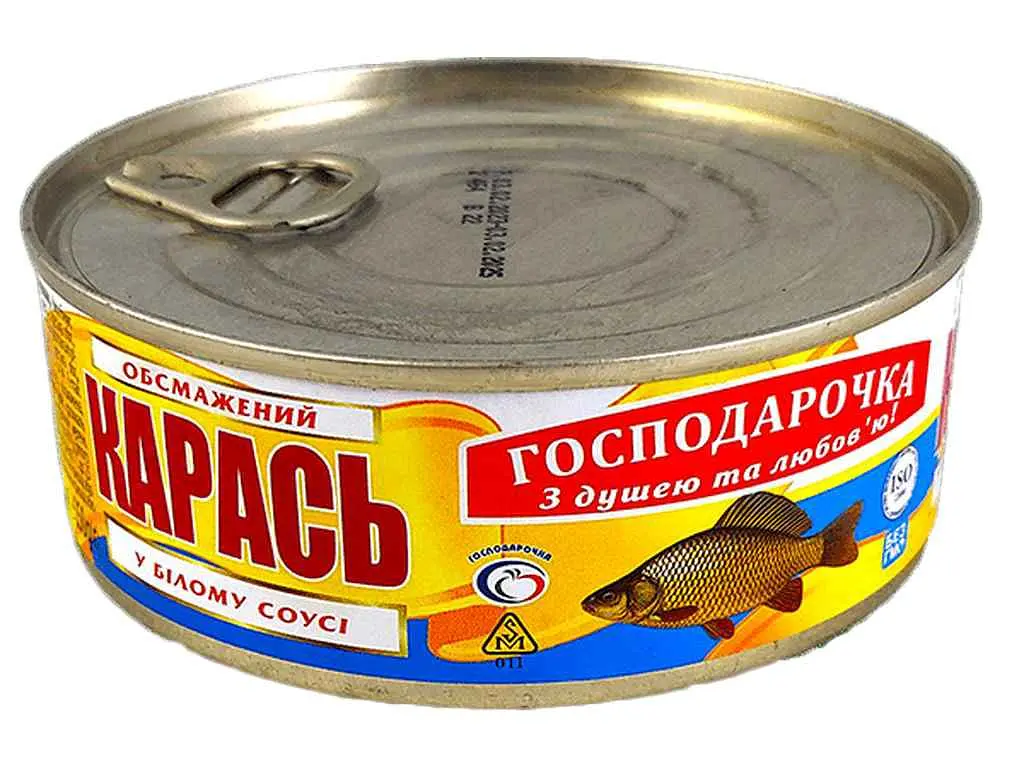 Карась ГОСПОДАРОЧКА 250г обсмажений у білому соусі