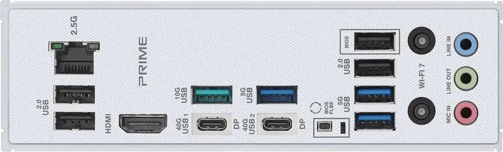 Материнська плата ASUS PRIME X870-P WIFI (PRIME X870-P WIFI) (Socket AM5, AMD X870, ATX) - фото 6