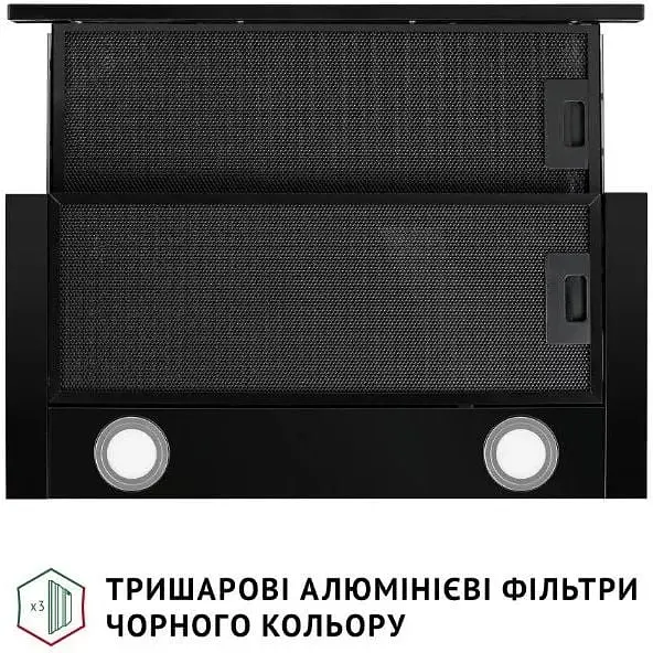 Витяжка телескопічна Perfelli TL 6212 Full BL 700 LED - фото 6